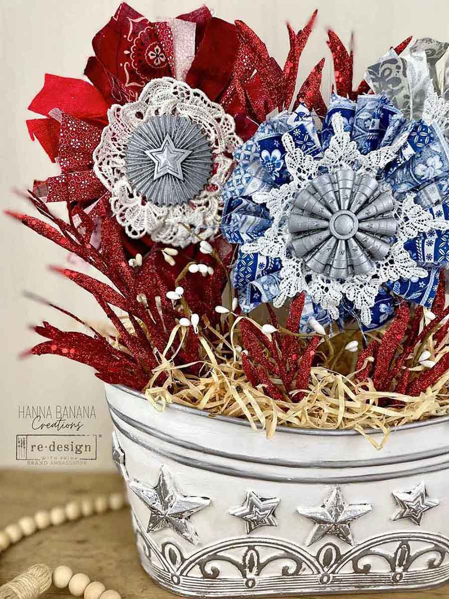 DECOR MOULDS® – RED, WHITE, AND BLUE – 1 PC, 5″ X 8″