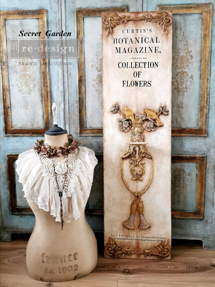 REDESIGN DECOR MOULDS® – ANTIQUE SCROLLS – 8″X5″, 8MM