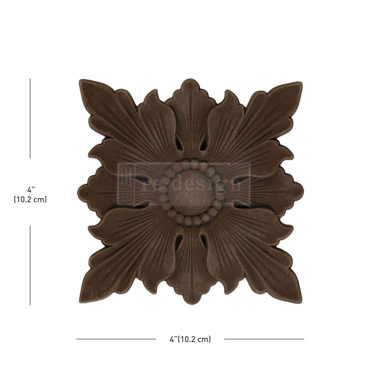 DECOR POLY® – DECO ACCENT – 4″X4″X0.275″ / 10.2CMX10.2CMX0.69CM