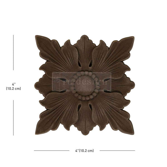 DECOR POLY® – DECO ACCENT – 4″X4″X0.275″ / 10.2CMX10.2CMX0.69CM