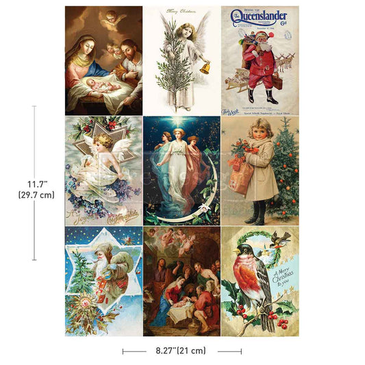 A4 TRANSFER – HOLY NIGHT – 1 SHEET, 8.3″X11.7″