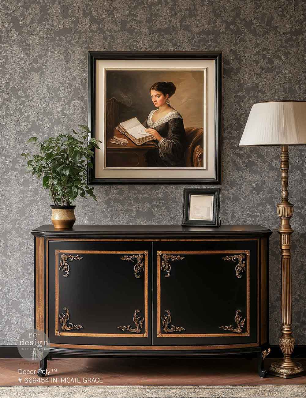 DECOR POLY® – INTRICATE GRACE – 2 PCS, 7″X6.76″0.315″ / 17.8CMX17.2CMX0.8CM