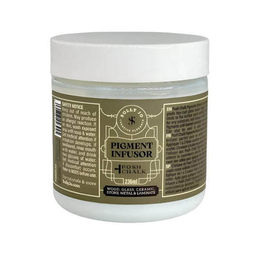 Posh Chalk Pigments Deluxe Infusor Top Coat Sealer 8 oz