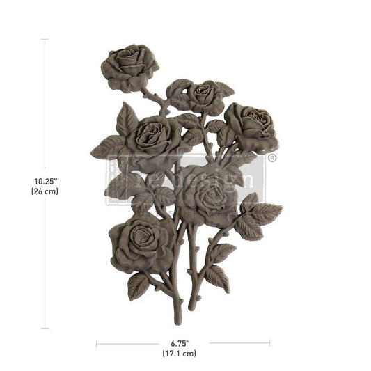 DECOR POLY – ETHEREAL BOUQUET – 1 PC, 10.25″X6.75″ (26CMX17.1CM)