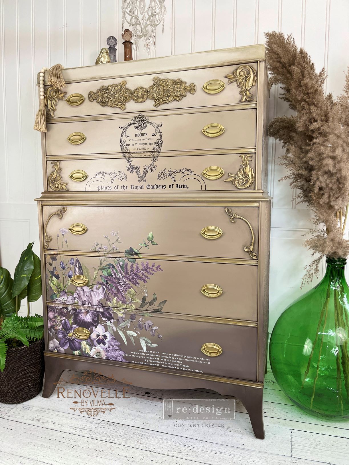 REDESIGN DECOR MOULDS® – ANTIQUE SCROLLS – 8″X5″, 8MM