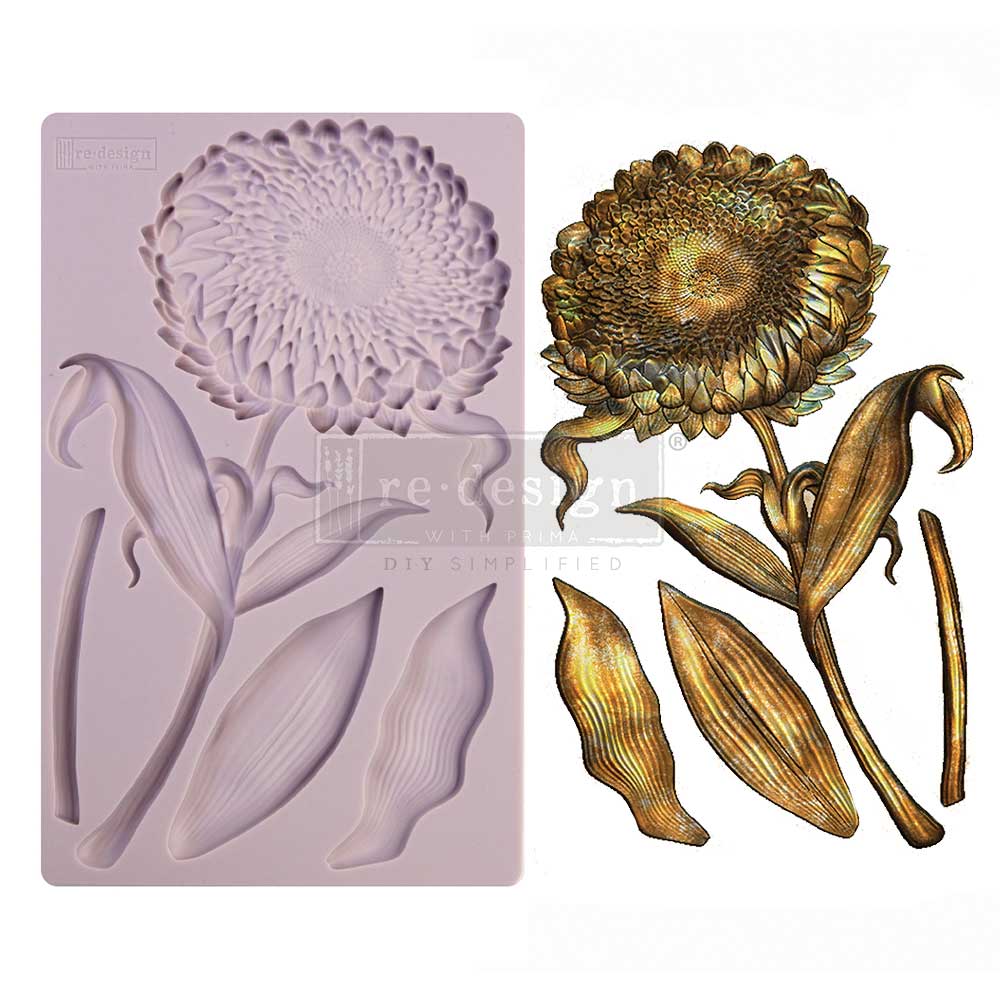 DECOR MOULDS® – GRANDEUR FLORA – 1 PC, 5″ X 8″