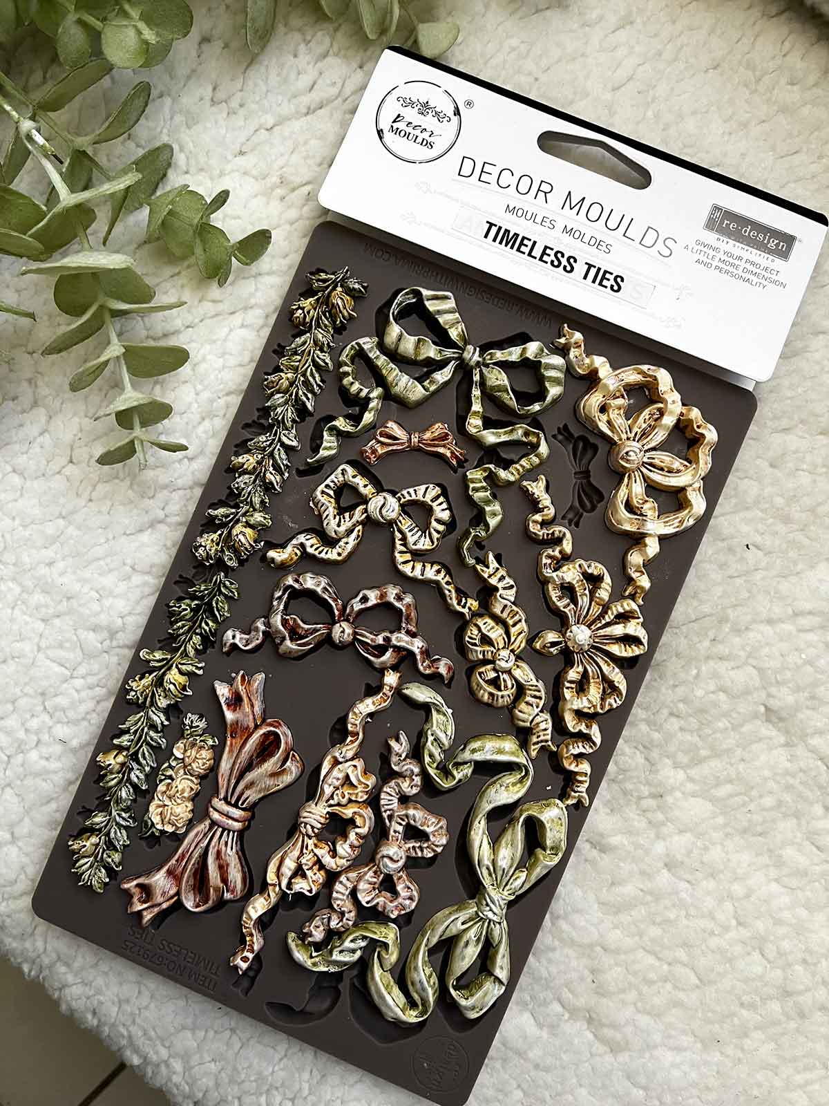 DECOR MOULDS® – TIMELESS TIES – 1 PC, 5″X8″X8MM