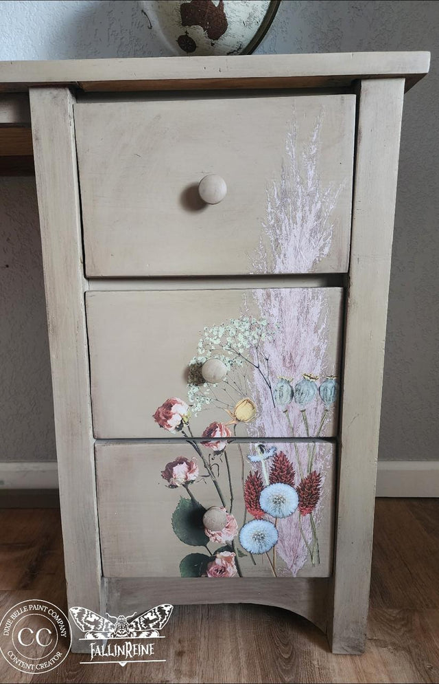 Pink Pampas and Dried Wilds Large Transfer