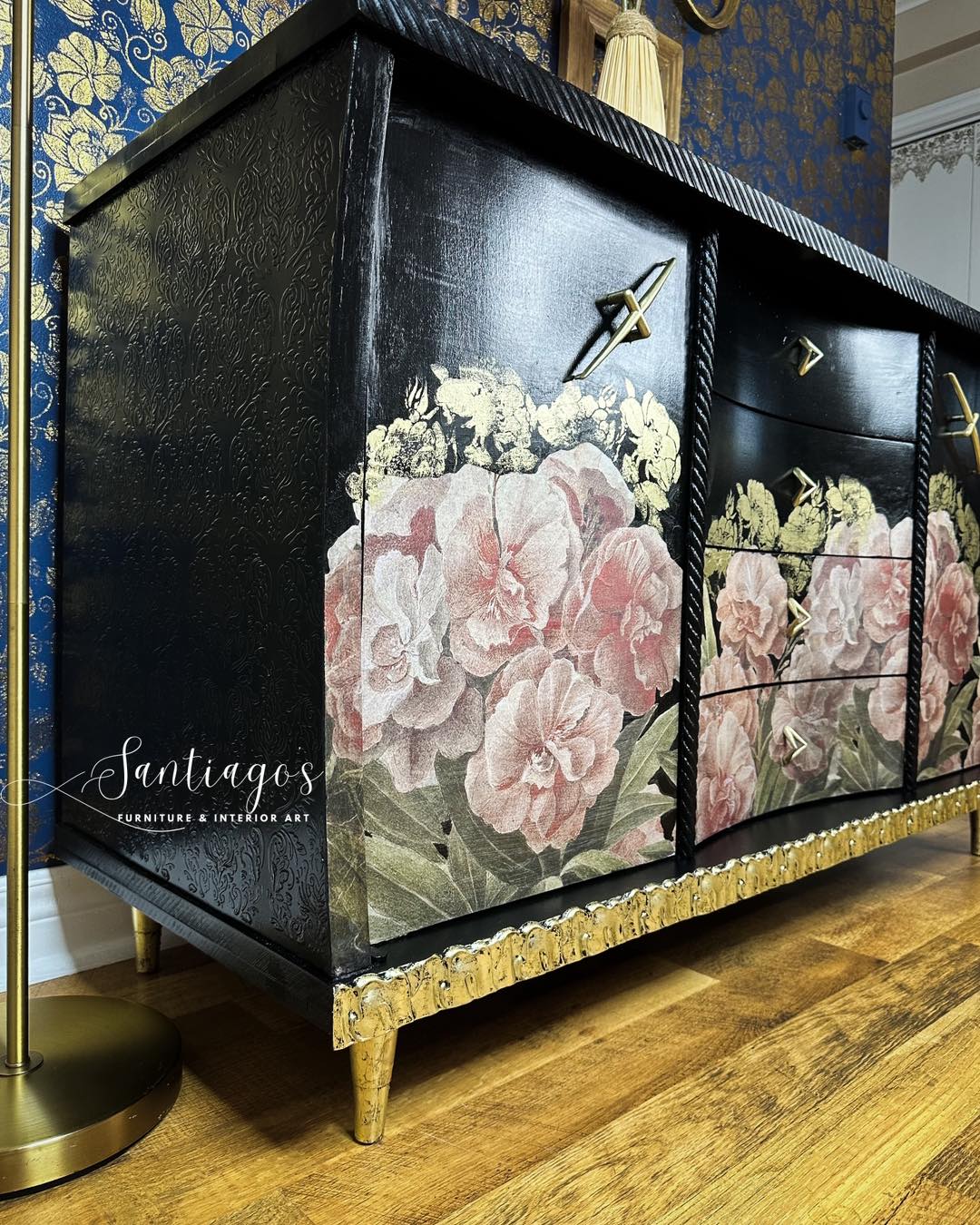 Muller's Peonies A1 Posh Chalk Deluxe Decoupage