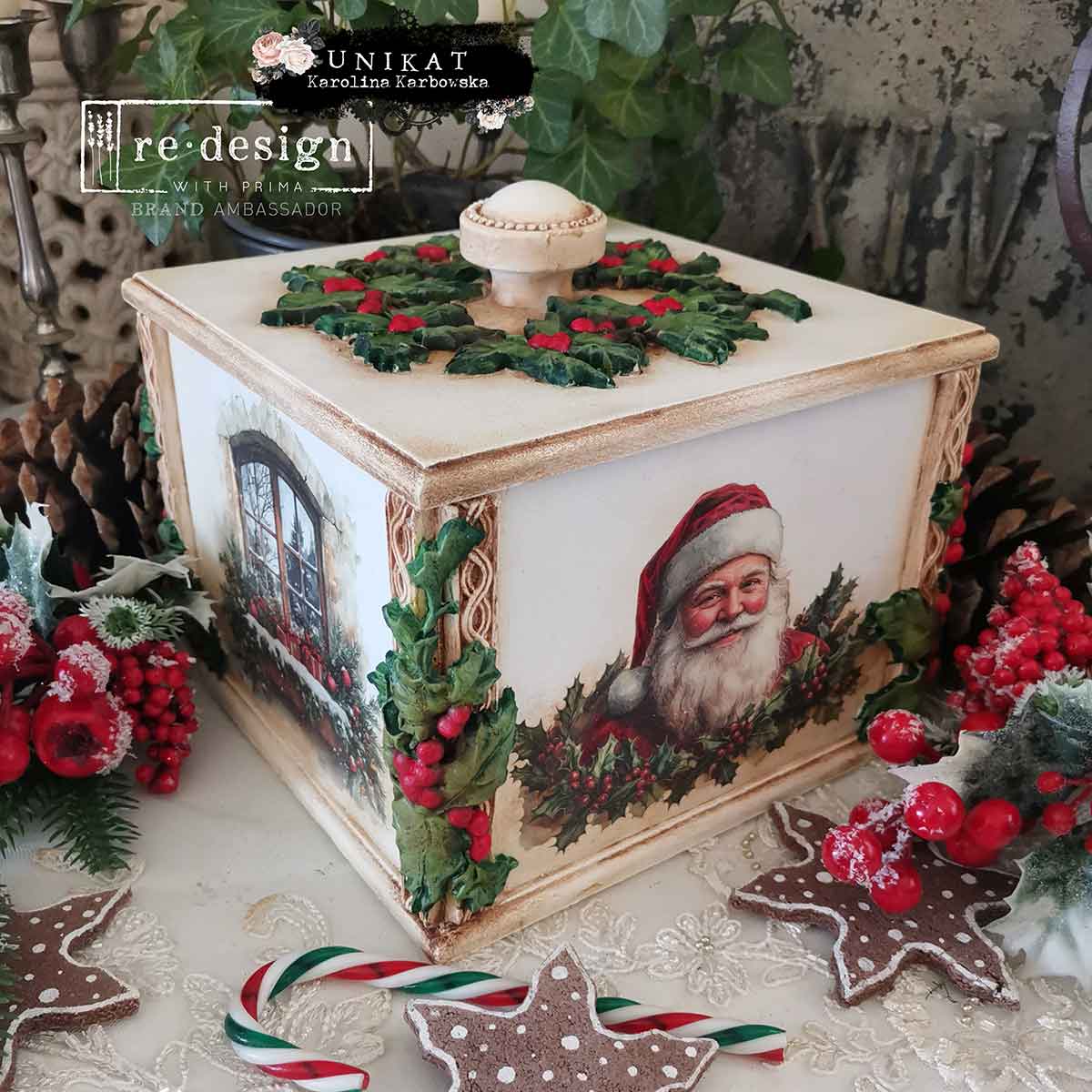 MIDDY TRANSFERS® – YULETIDE NOSTALGIA – 3 SHEETS + 1 BONUS SHEET, 8.5″X11″