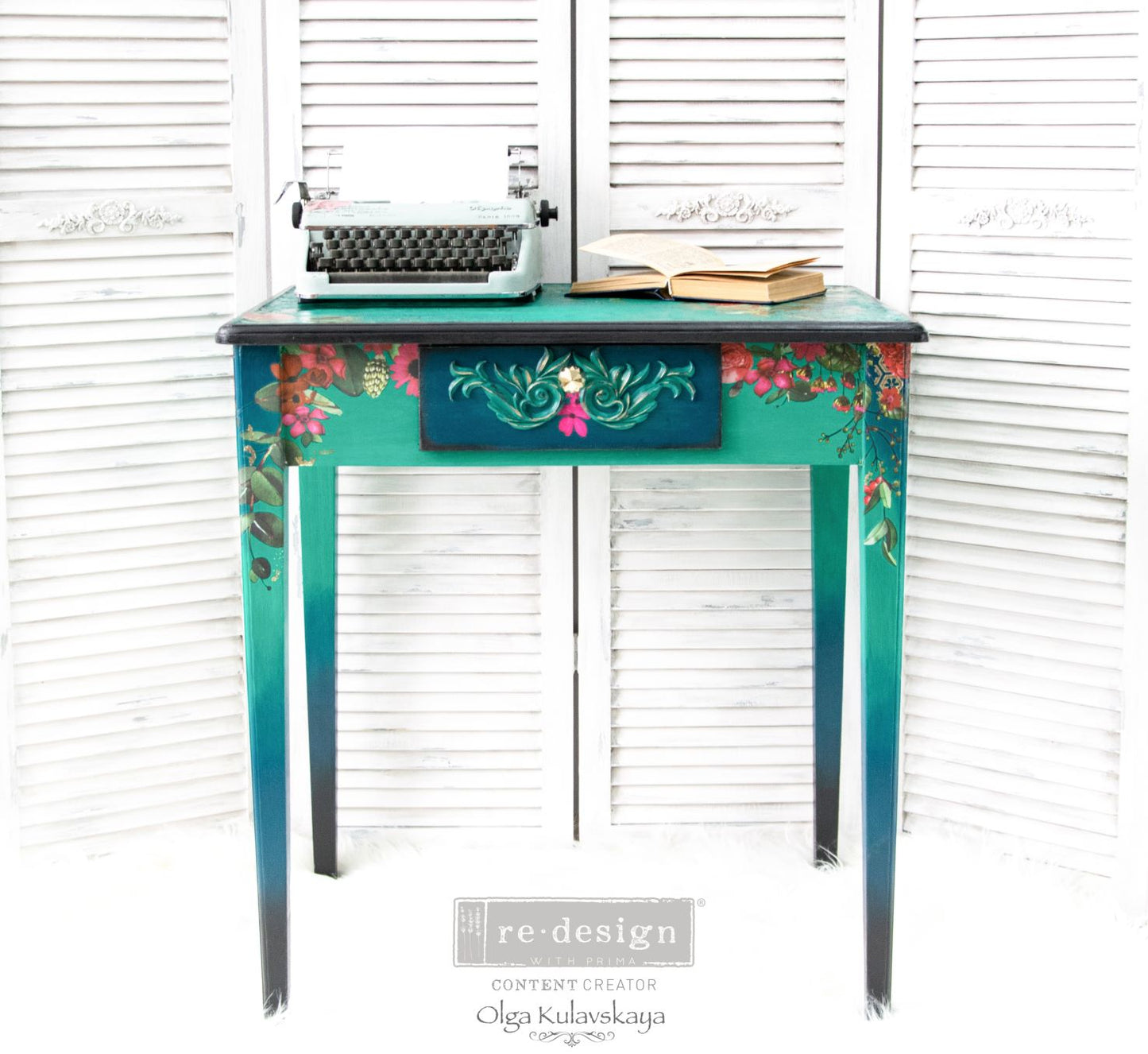 REDESIGN DECOR MOULDS® – ANTIQUE SCROLLS – 8″X5″, 8MM