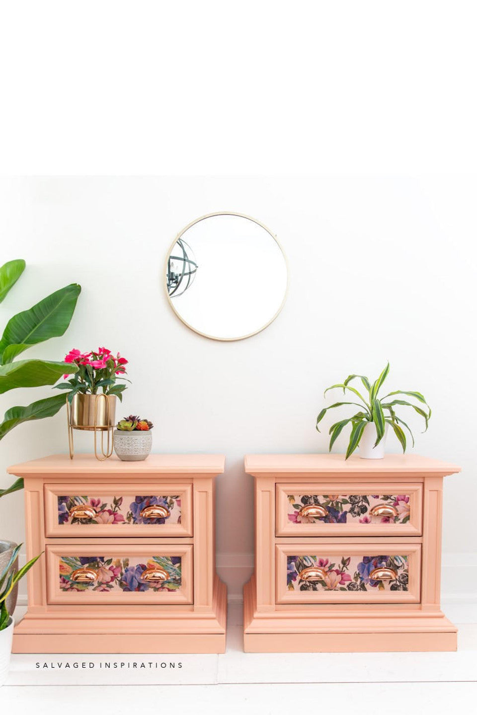 Tropical on Pink - Rice Decoupage Paper