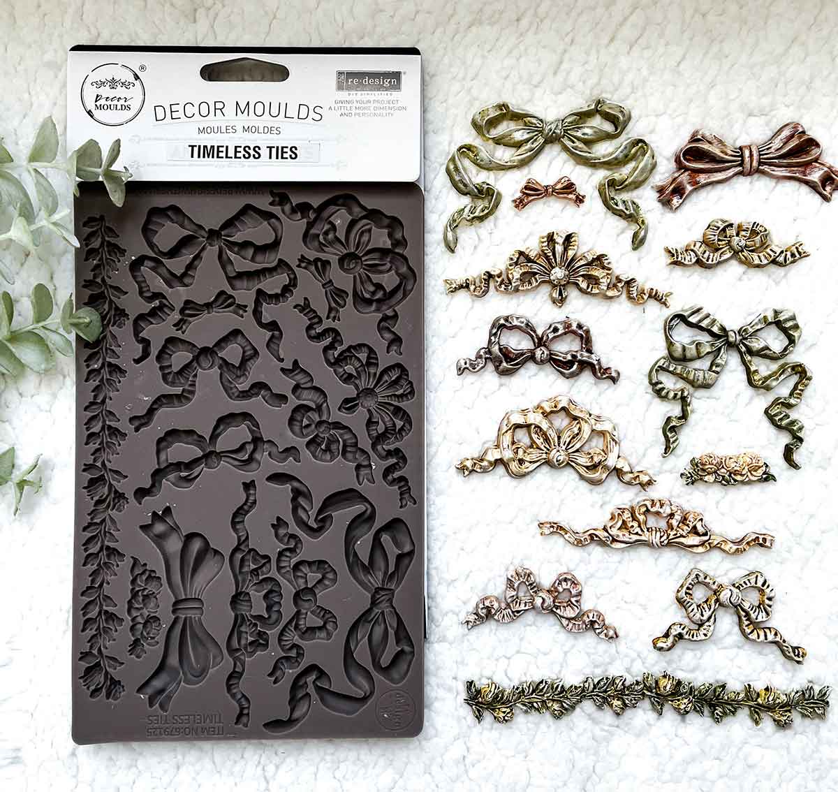 DECOR MOULDS® – TIMELESS TIES – 1 PC, 5″X8″X8MM