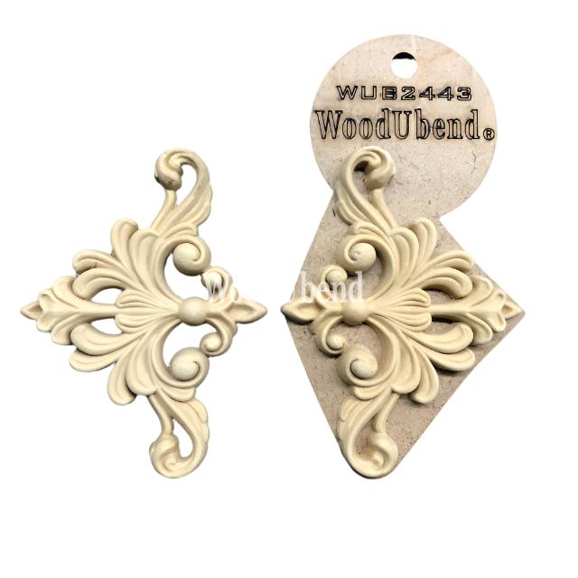 Fleur de lis Applique #WUB2443 (Set of 2)