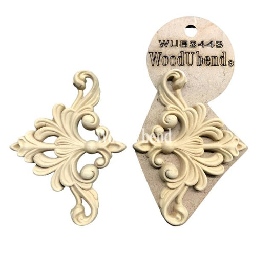 Fleur de lis Applique #WUB2443 (Set of 2)